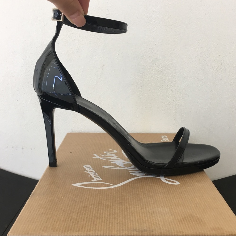 YSL Jane Patent Black 80mm